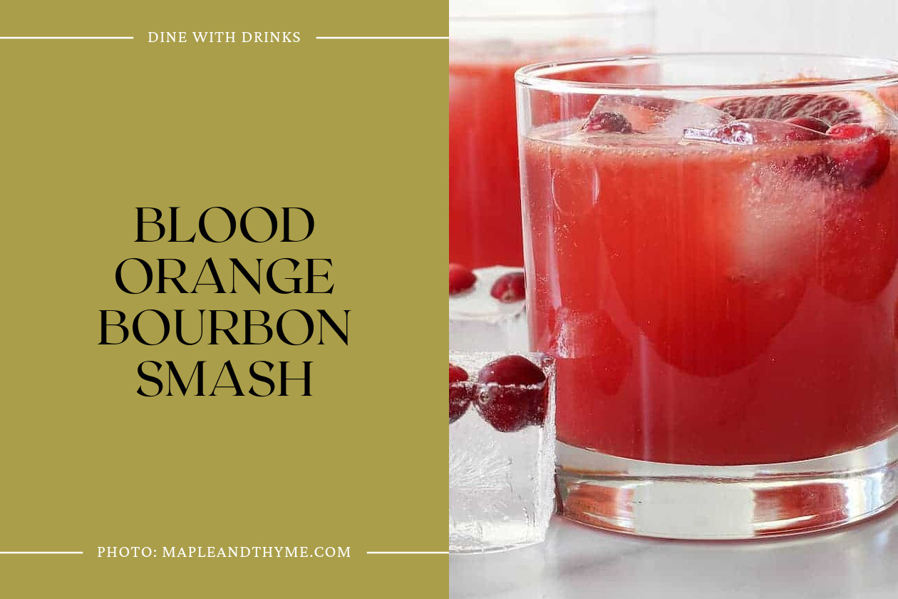 Blood Orange Bourbon Smash