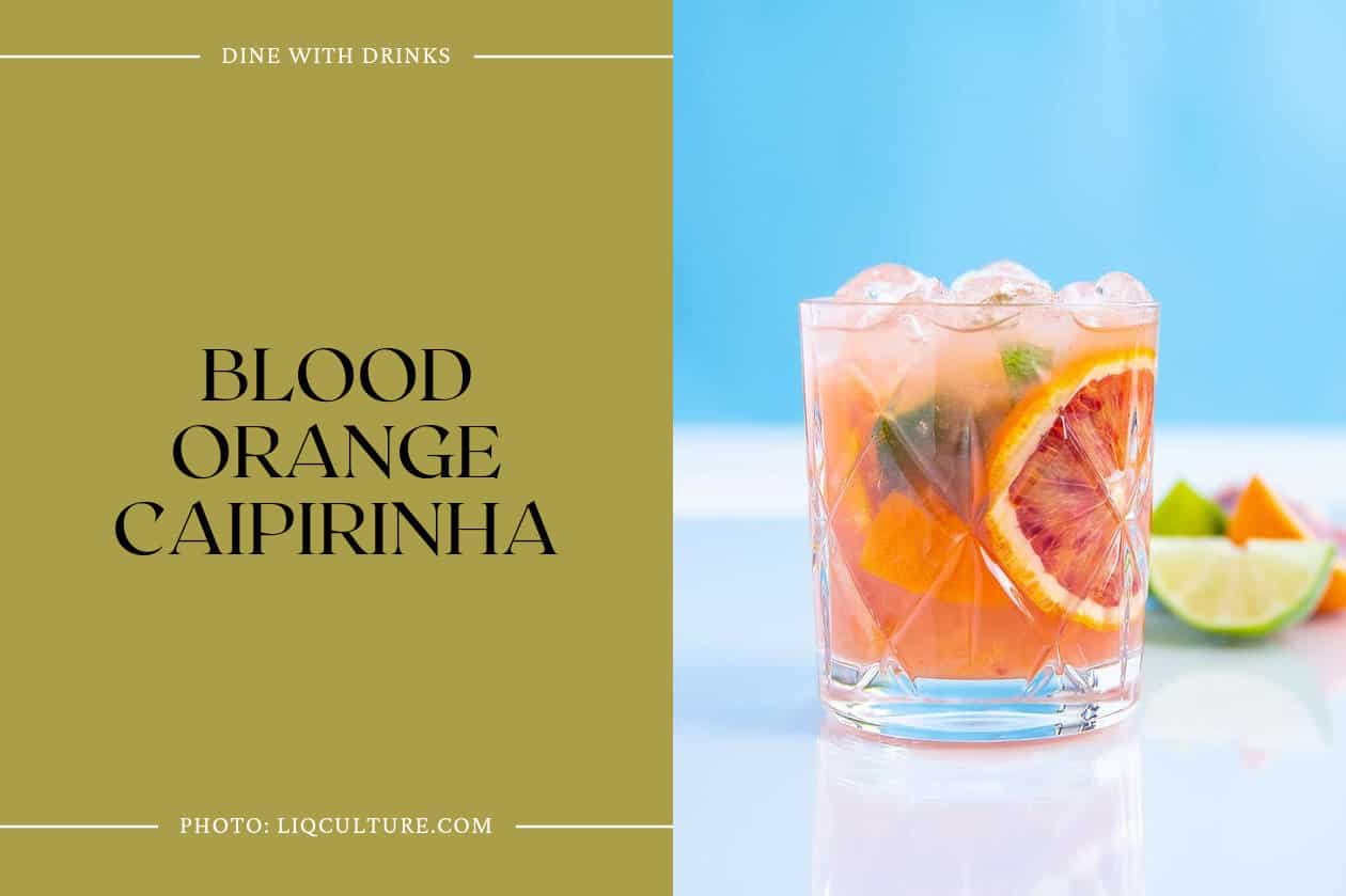 Blood Orange Caipirinha