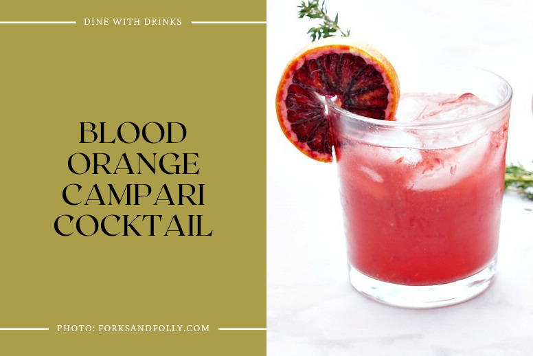 Blood Orange Campari Cocktail
