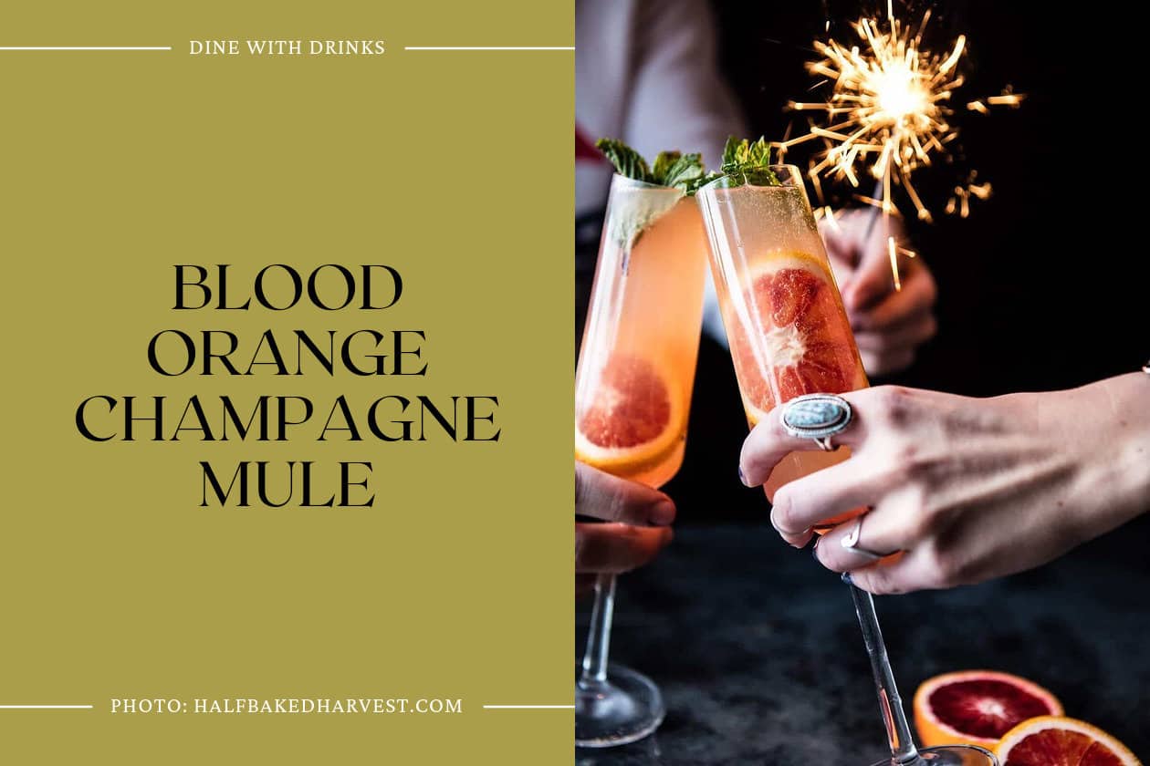 Blood Orange Champagne Mule