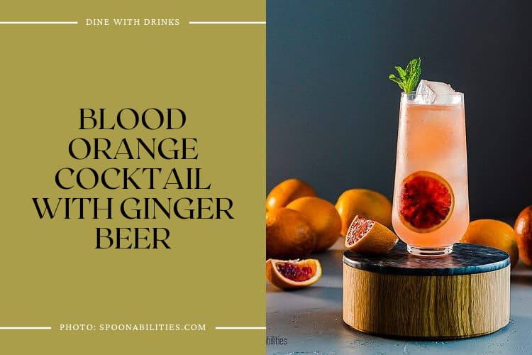 Blood Orange Cocktail With Ginger Beer