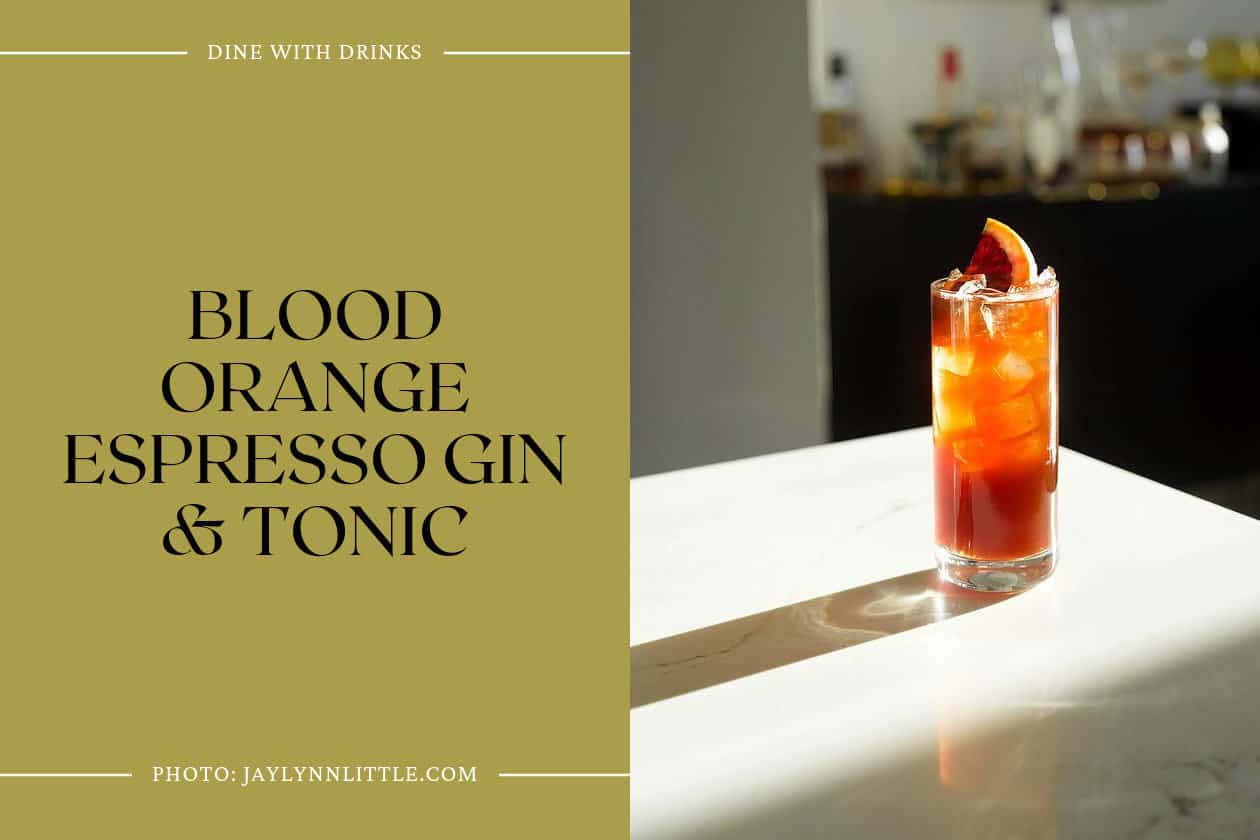 Blood Orange Espresso Gin & Tonic