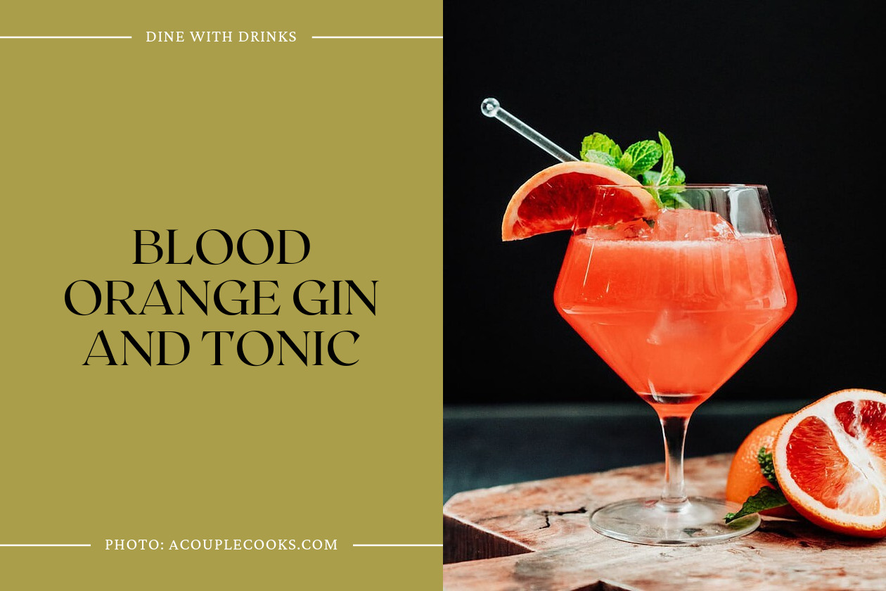 Blood Orange Gin And Tonic