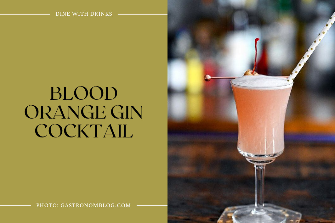 Blood Orange Gin Cocktail