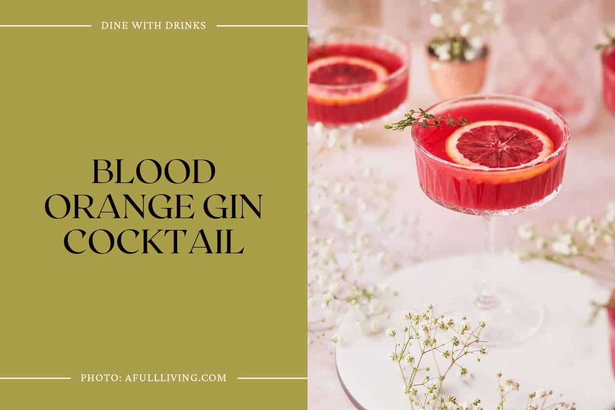 Blood Orange Gin Cocktail