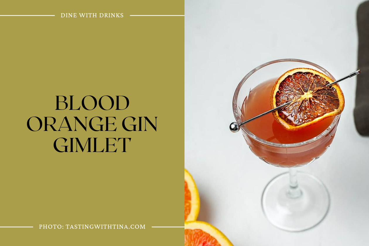 Blood Orange Gin Gimlet