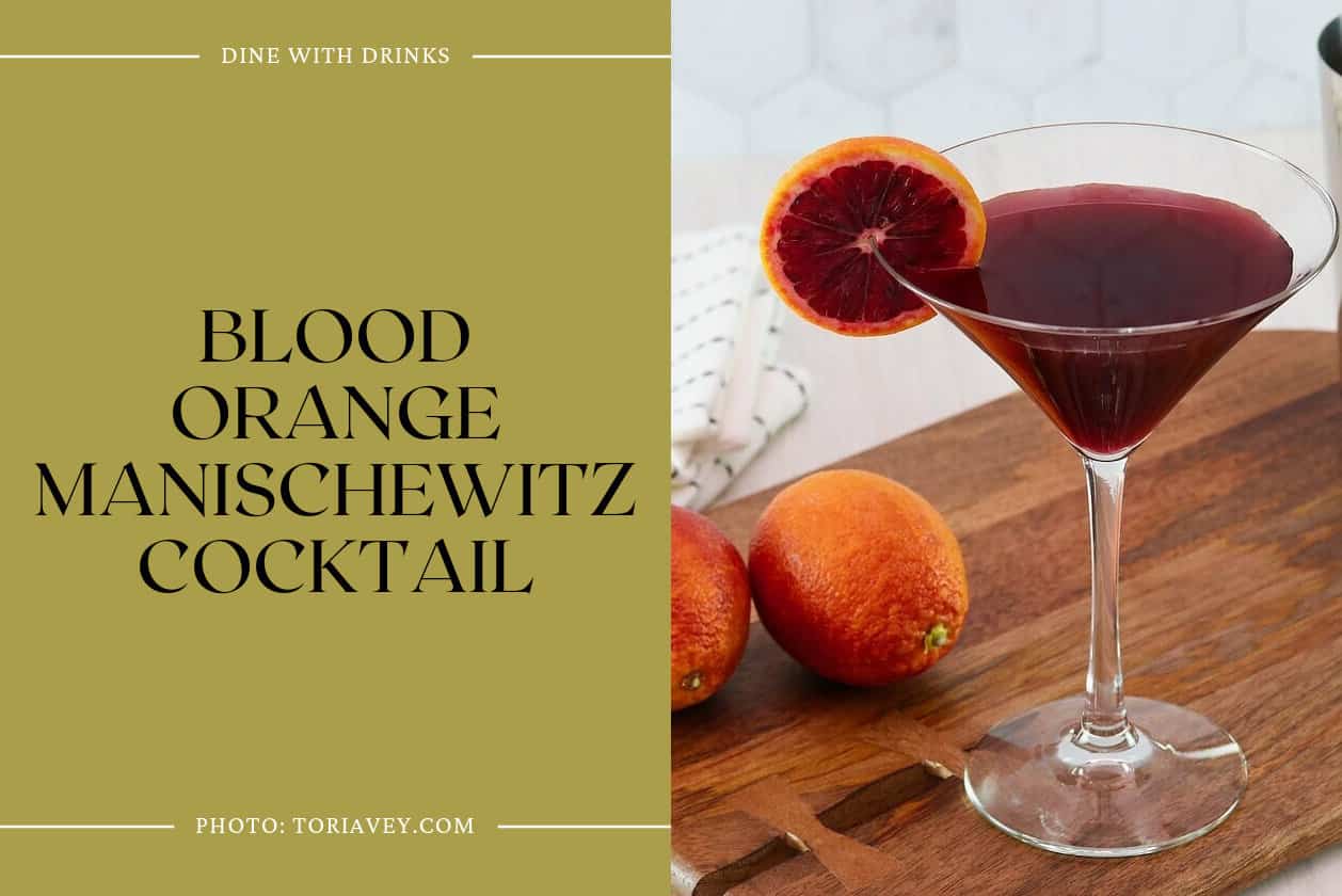Blood Orange Manischewitz Cocktail