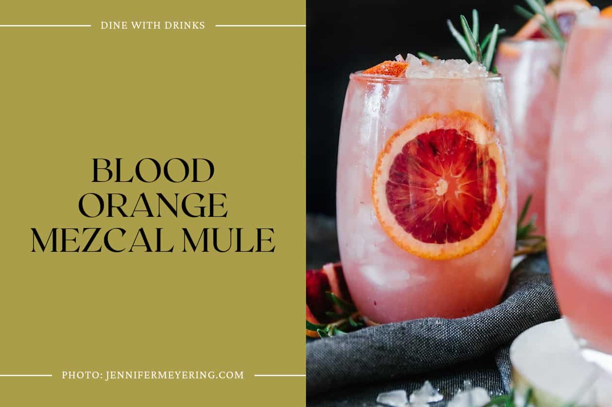 Blood Orange Mezcal Mule