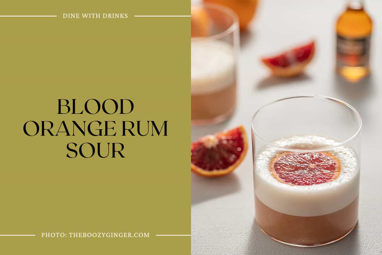 Blood Orange Rum Sour
