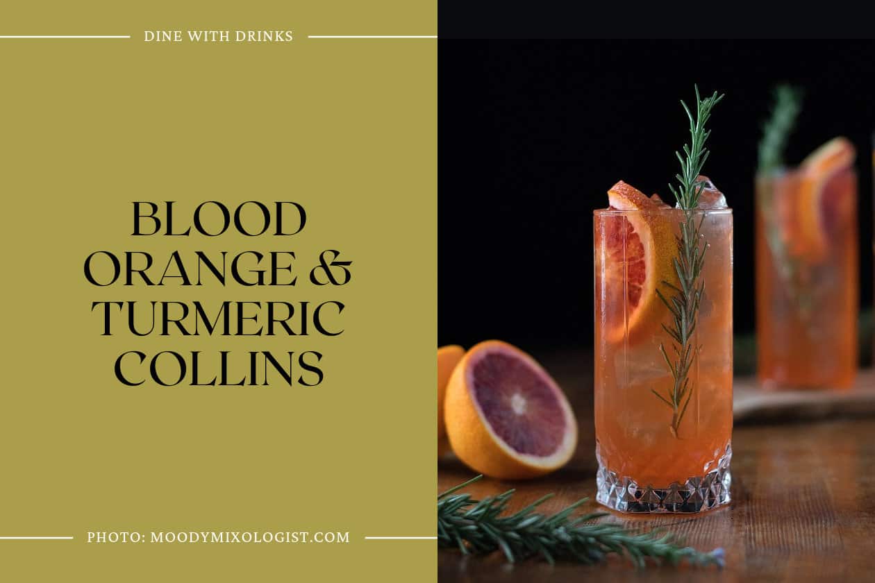 Blood Orange & Turmeric Collins