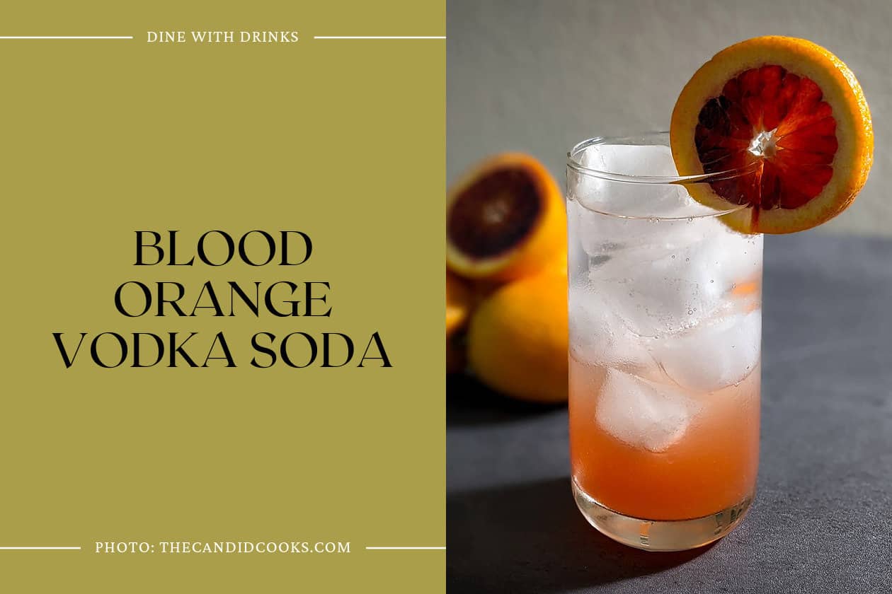Blood Orange Vodka Soda