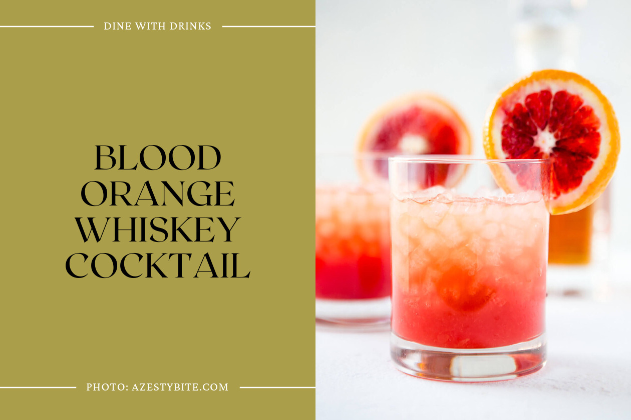 Blood Orange Whiskey Cocktail