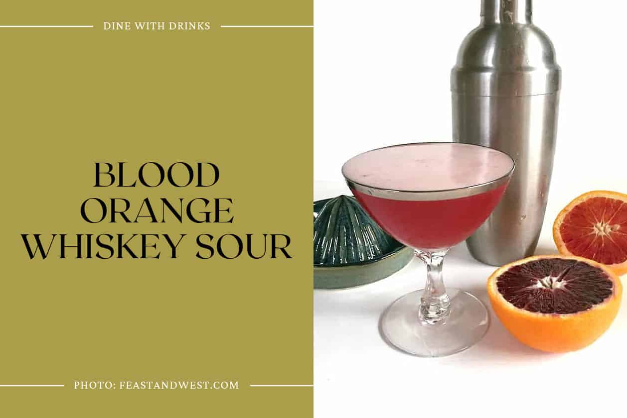 Blood Orange Whiskey Sour