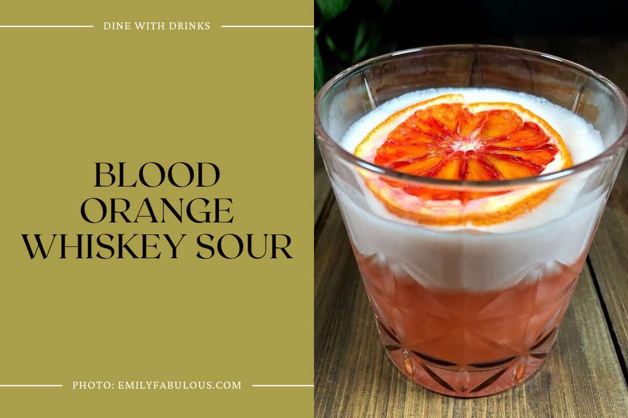 Blood Orange Whiskey Sour