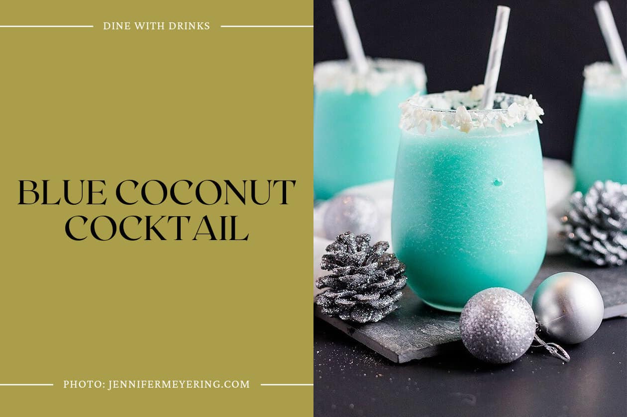 Blue Coconut Cocktail