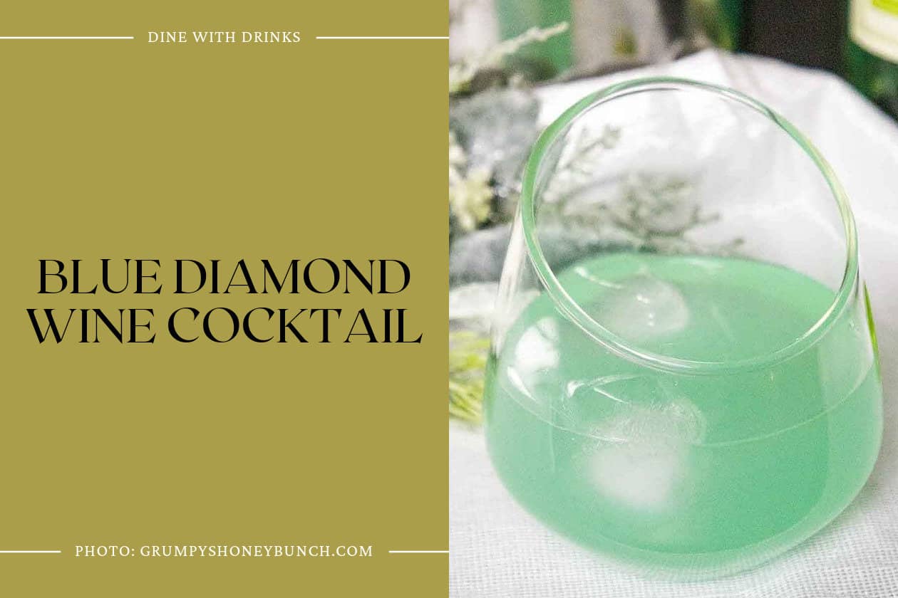 Blue Diamond Wine Cocktail
