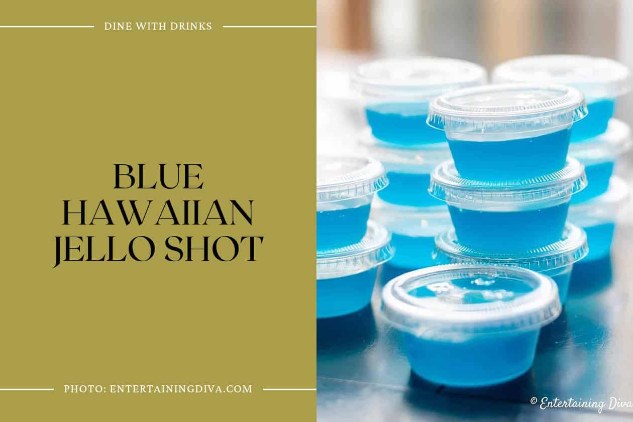 Blue Hawaiian Jello Shot