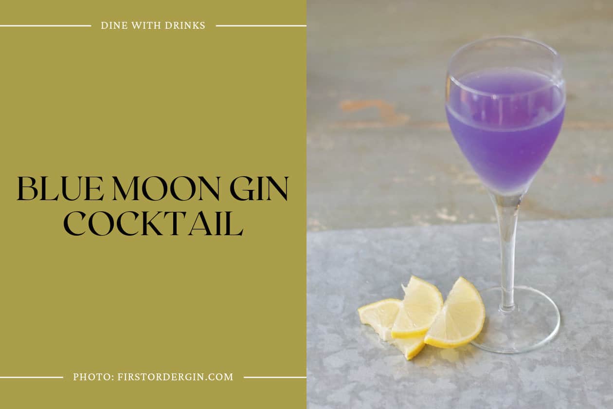 Blue Moon Gin Cocktail