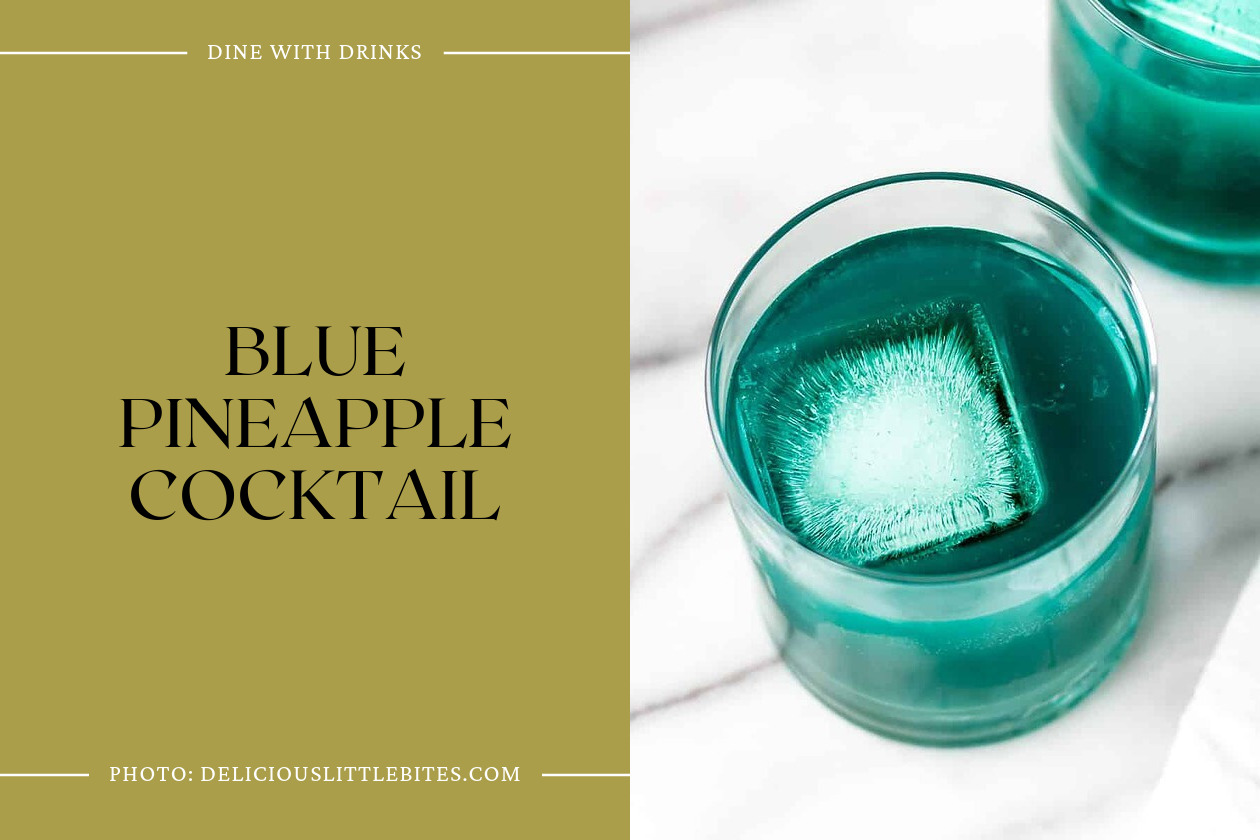 Blue Pineapple Cocktail