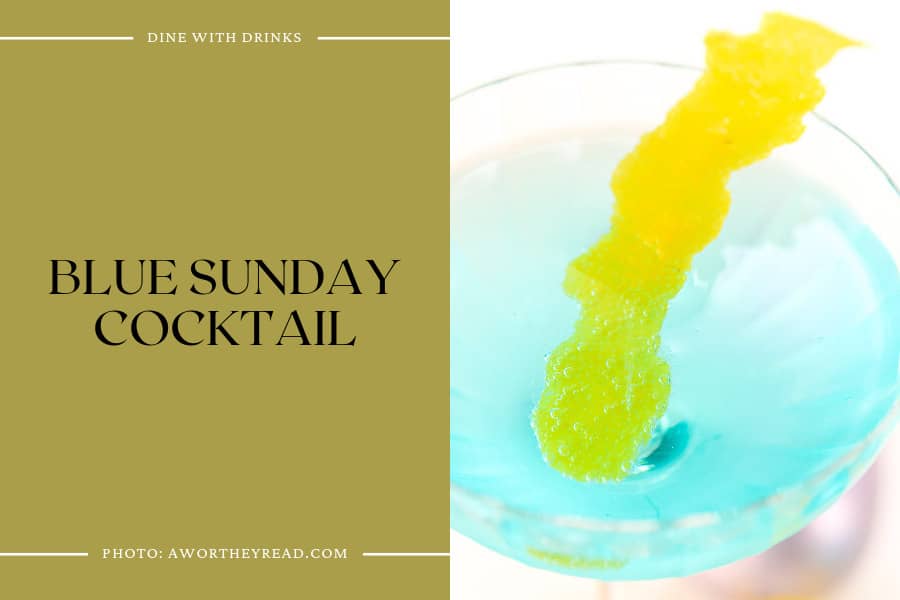Blue Sunday Cocktail