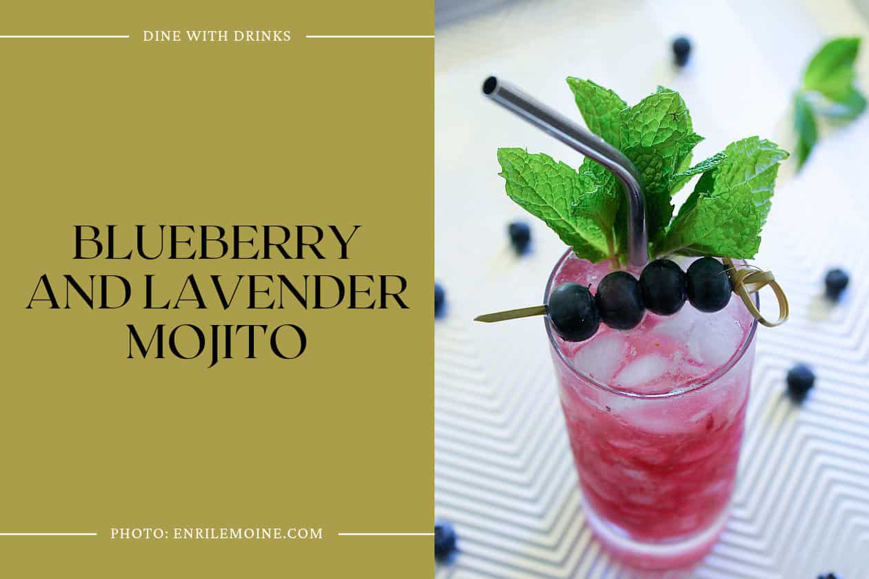 Blueberry And Lavender Mojito