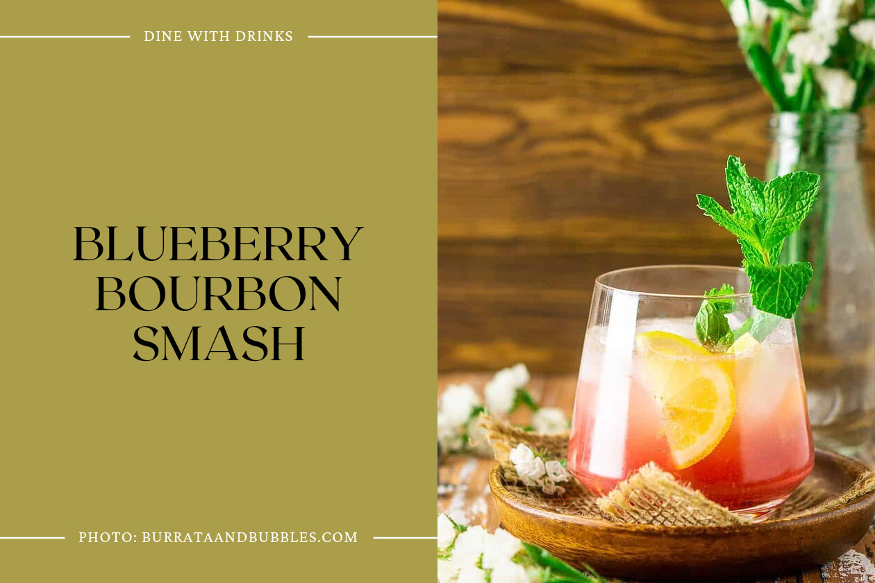 Blueberry Bourbon Smash