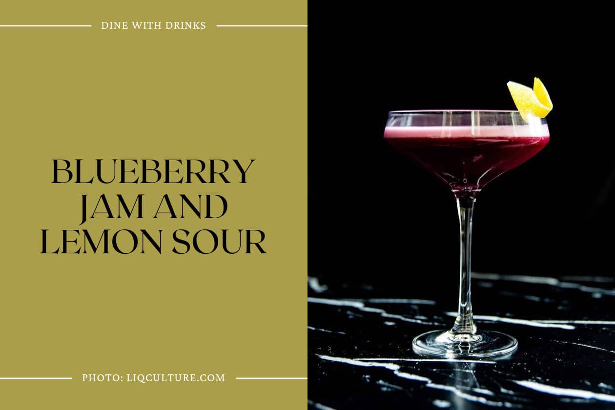 Blueberry Jam And Lemon Sour
