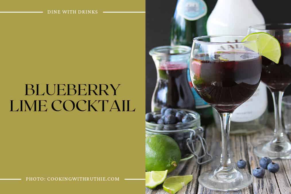 Blueberry Lime Cocktail