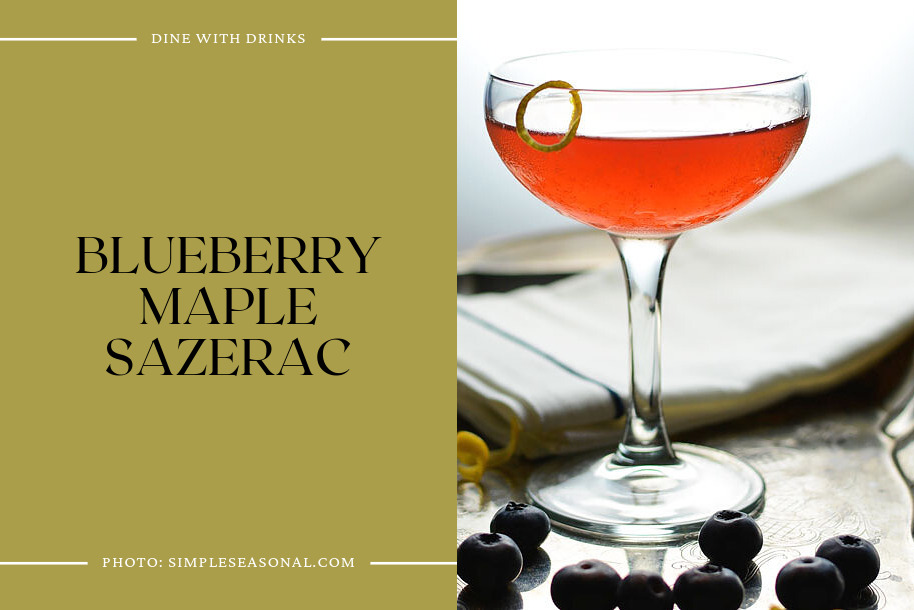 Blueberry Maple Sazerac