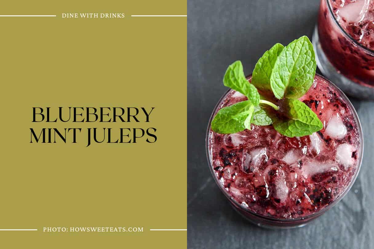 Blueberry Mint Juleps