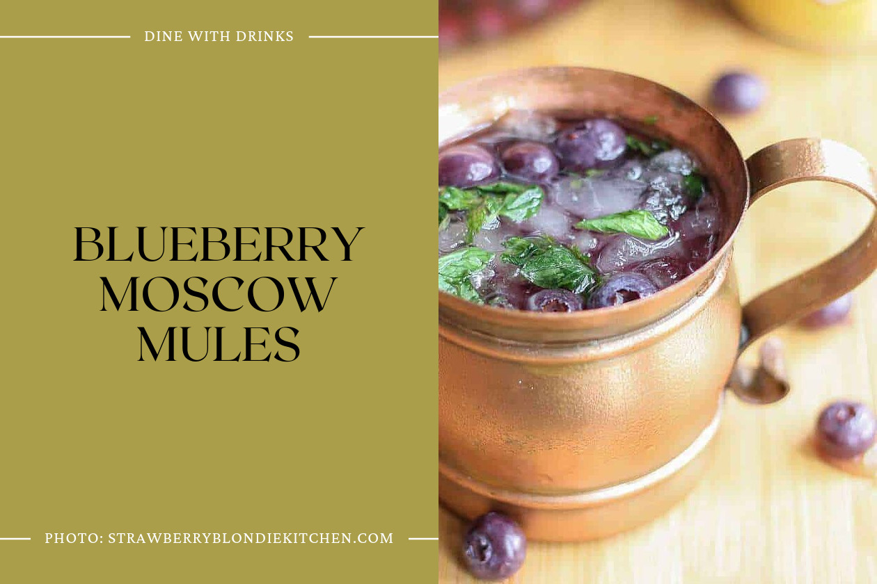 Blueberry Moscow Mules