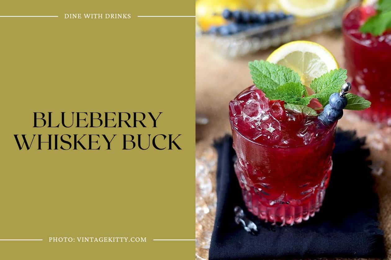 Blueberry Whiskey Buck