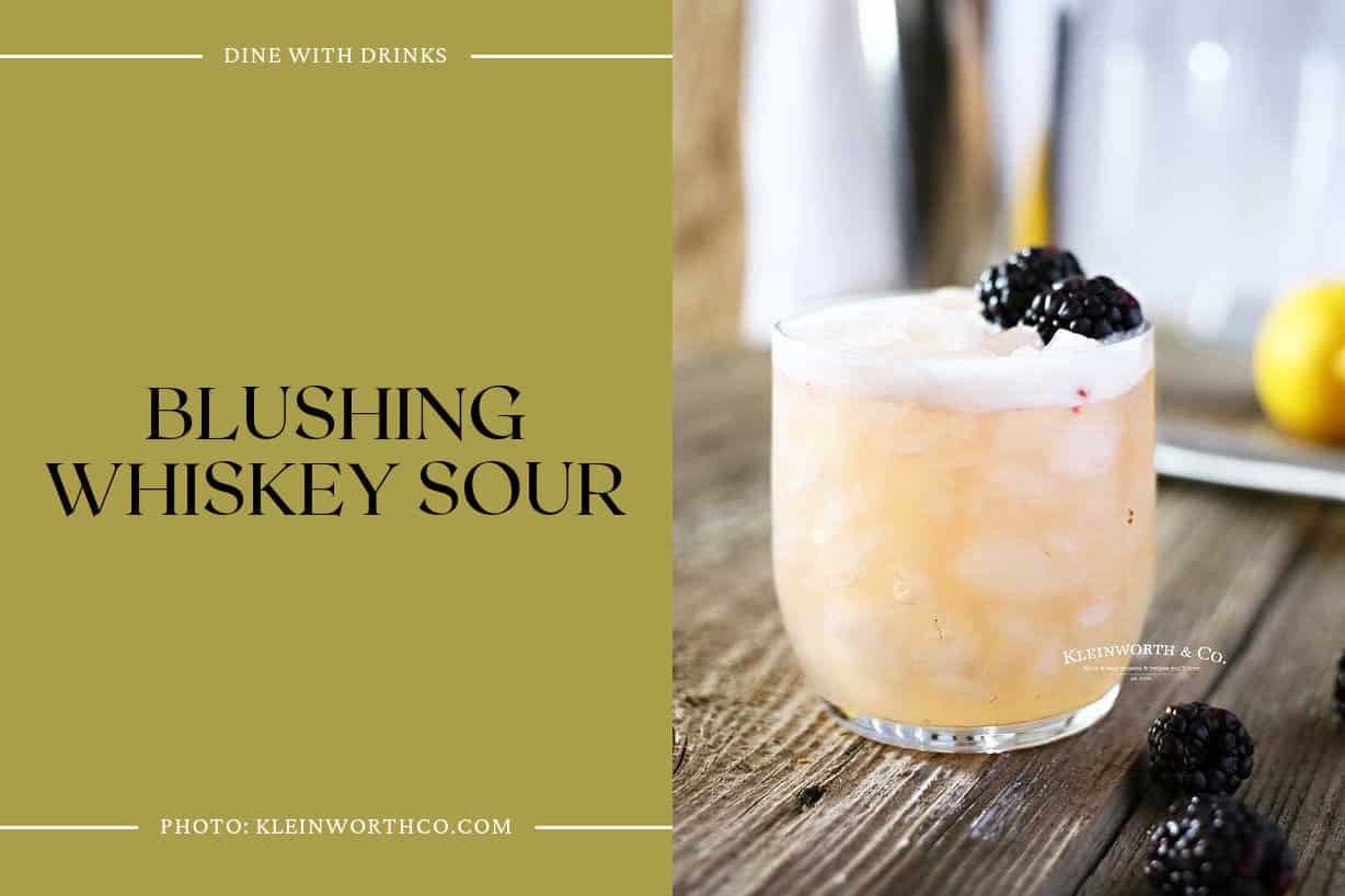 Blushing Whiskey Sour