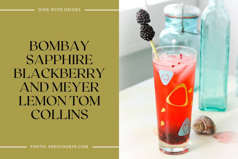 Bombay Sapphire Blackberry And Meyer Lemon Tom Collins