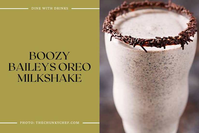 Boozy Baileys Oreo Milkshake
