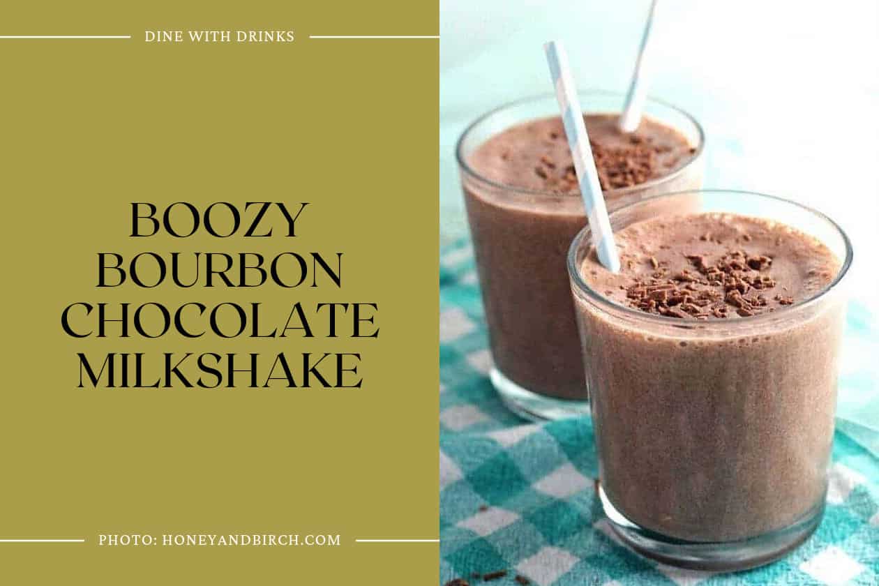 Boozy Bourbon Chocolate Milkshake