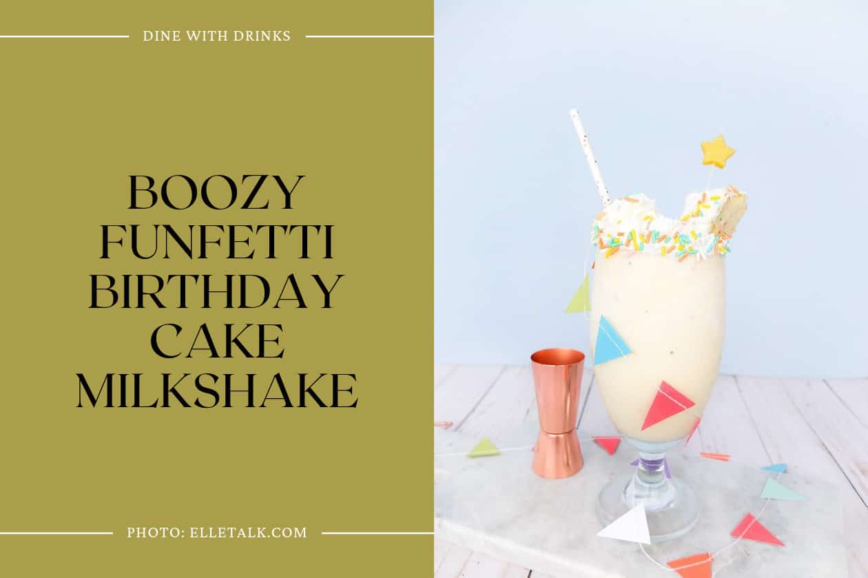 Boozy Funfetti Birthday Cake Milkshake