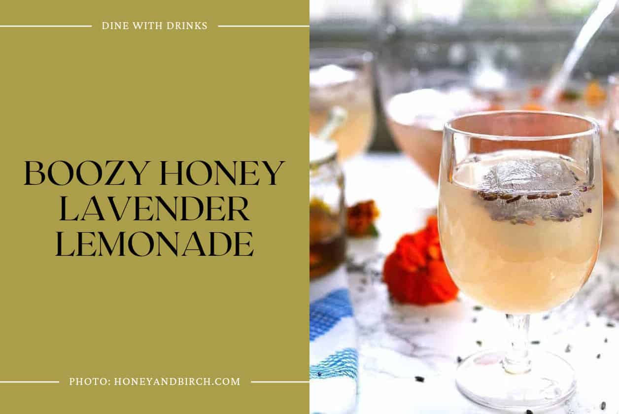 Boozy Honey Lavender Lemonade