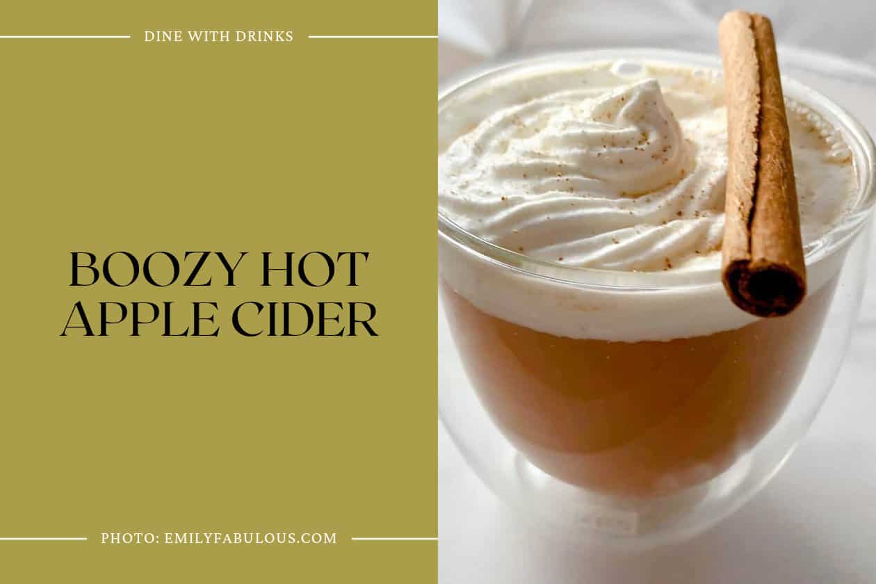 Boozy Hot Apple Cider