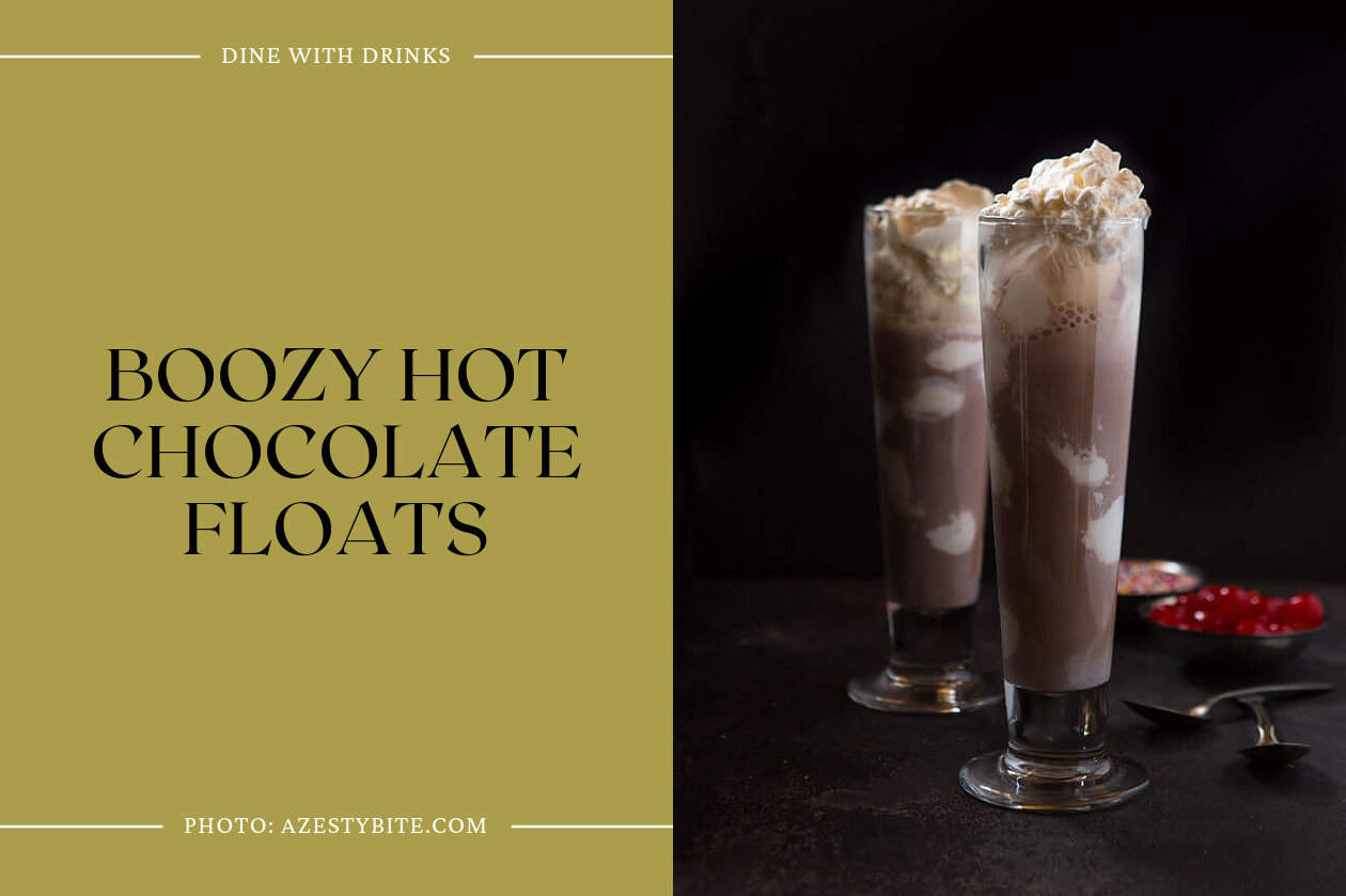 Boozy Hot Chocolate Floats