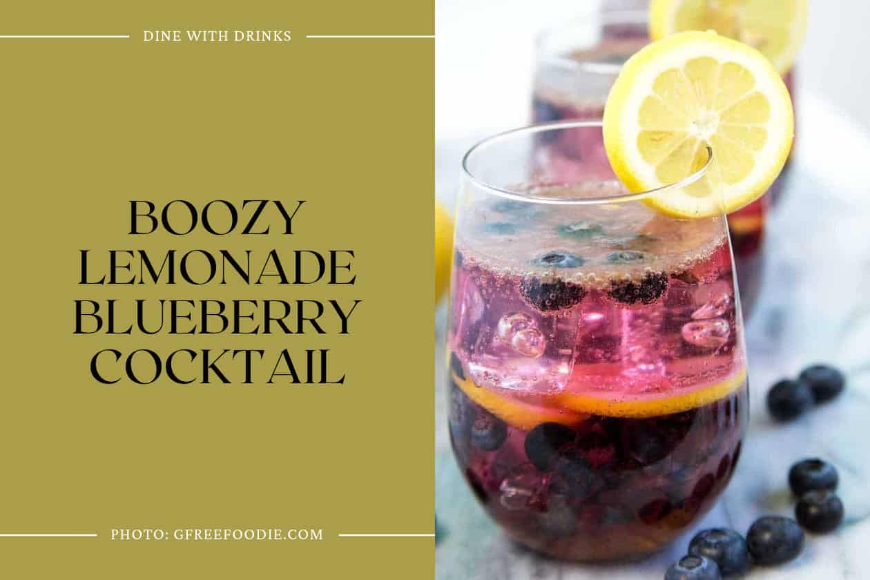 Boozy Lemonade Blueberry Cocktail