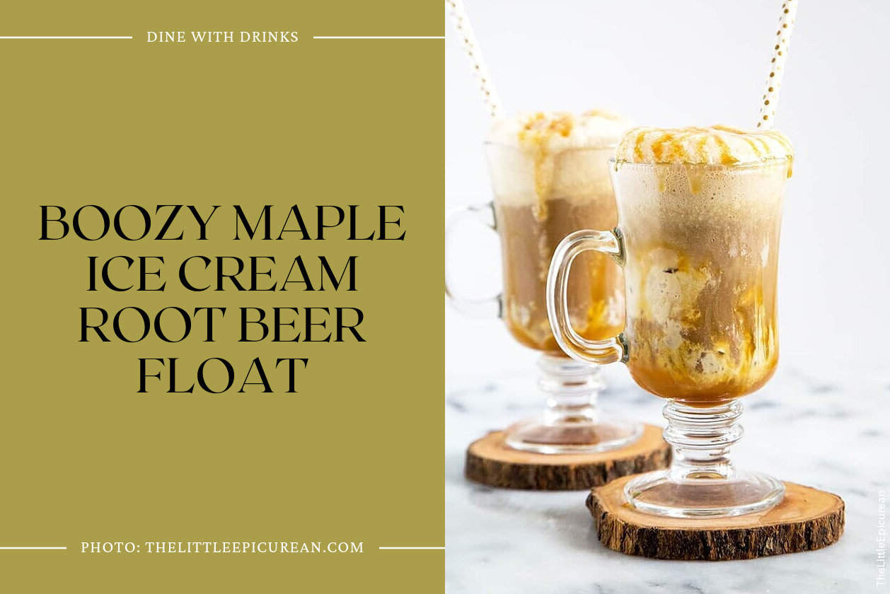 Boozy Maple Ice Cream Root Beer Float