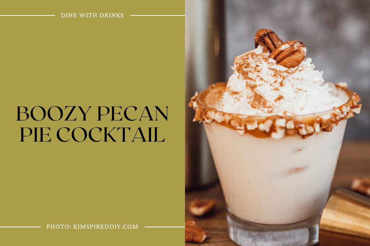 Boozy Pecan Pie Cocktail