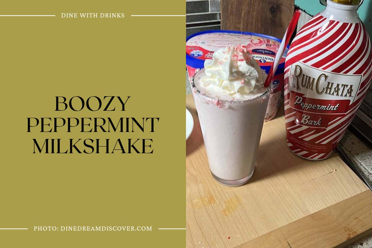 Boozy Peppermint Milkshake