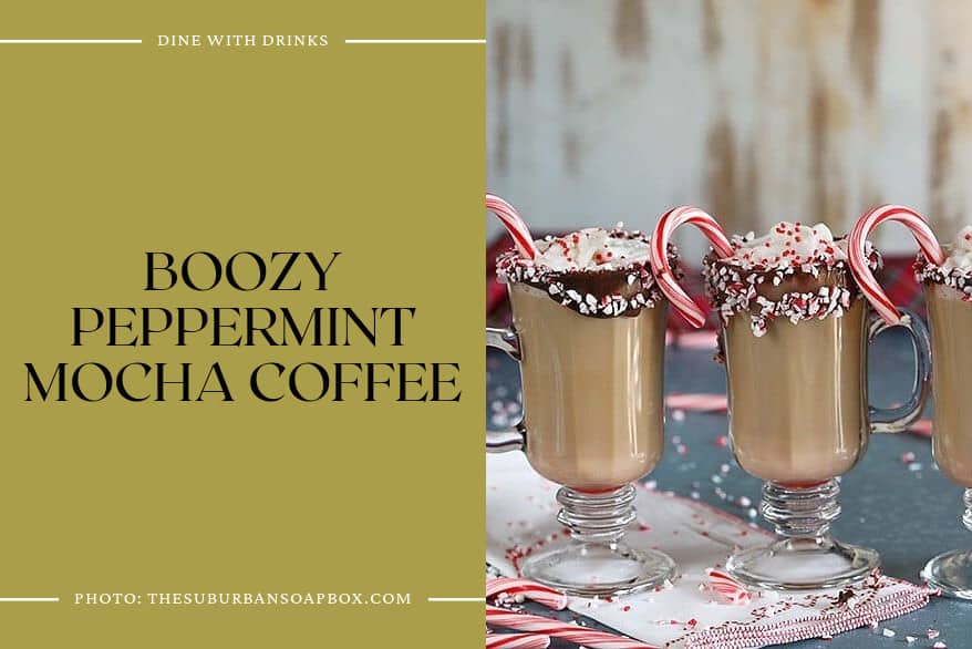 Boozy Peppermint Mocha Coffee