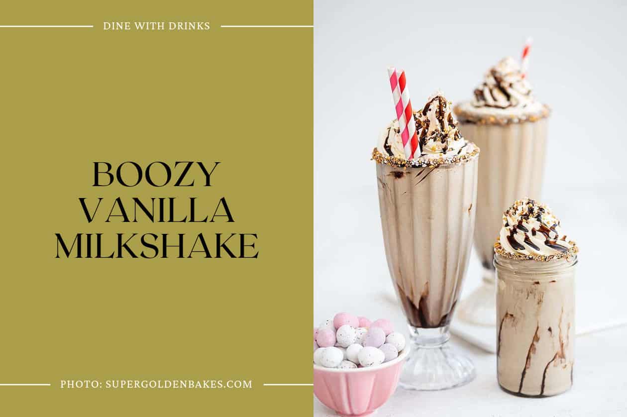Boozy Vanilla Milkshake