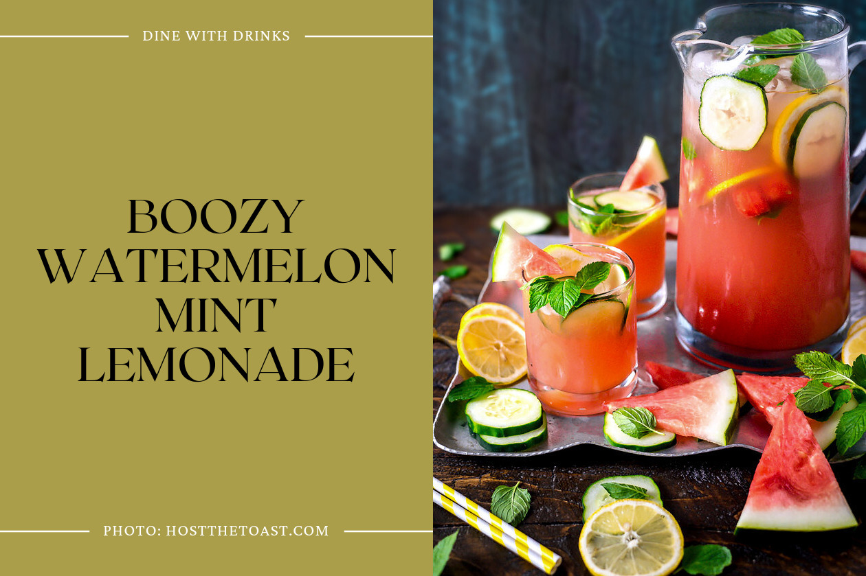 Boozy Watermelon Mint Lemonade