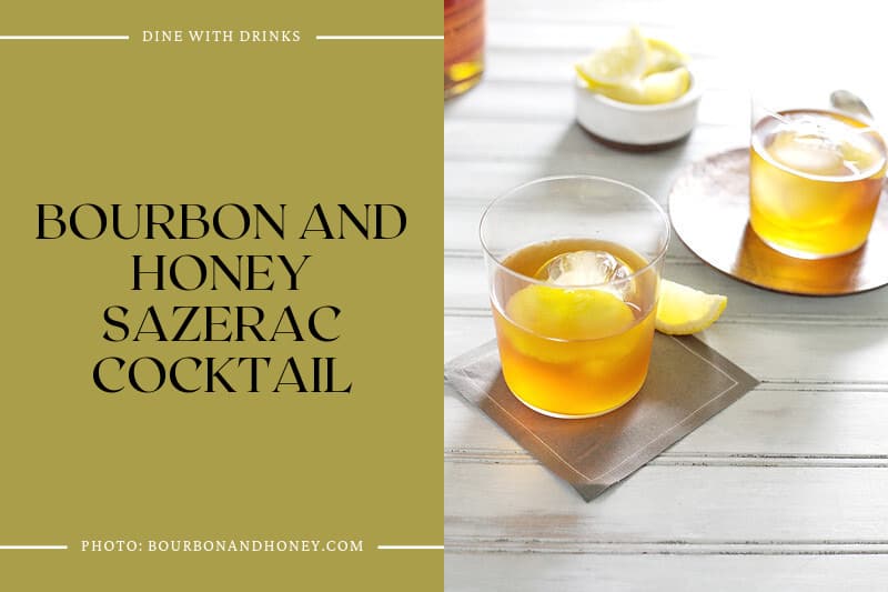 Bourbon And Honey Sazerac Cocktail