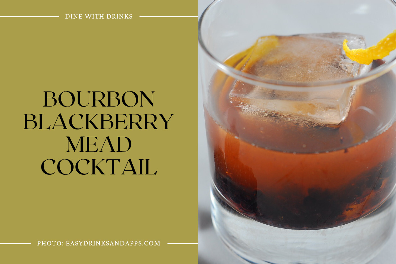 Bourbon Blackberry Mead Cocktail