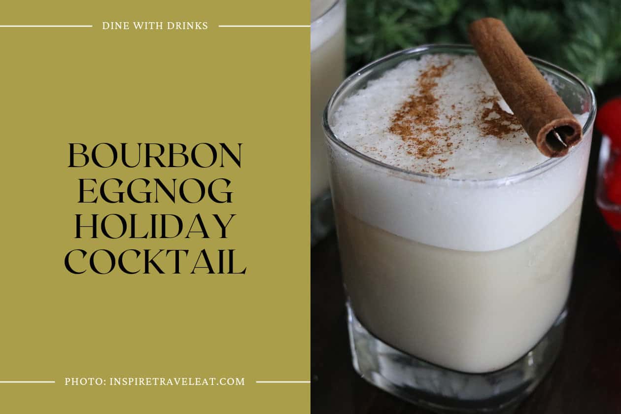 Bourbon Eggnog Holiday Cocktail